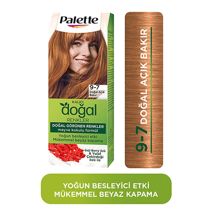 Palette Permanent Natural Colors Hair Dye 9-7 Natural Light Copper