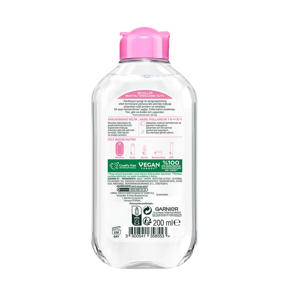 Garnier Micellar Perfect Makeup Cleansing Water 200 ml