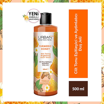 Urban Care Turmeric Honey Skin Tone Equalizing and Brightening Shower Gel 500 ml