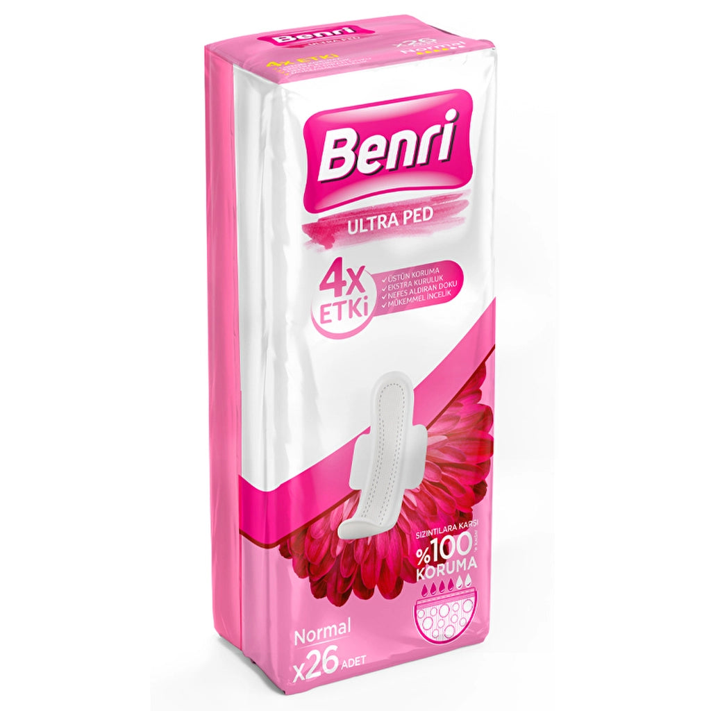 Benri Sanitary Pads Normal Multi 26 Pcs