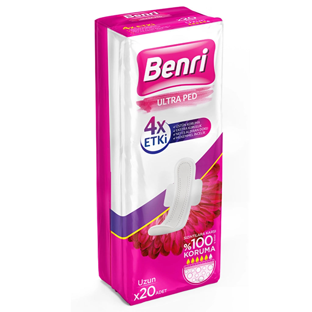 Benri Sanitary Pads Long Multi 20 Pcs