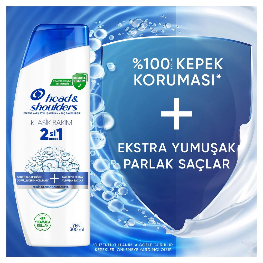 Head &amp; Shoulders 2 in 1 Classic Care Anti-Dandruff Shampoo 300 ml