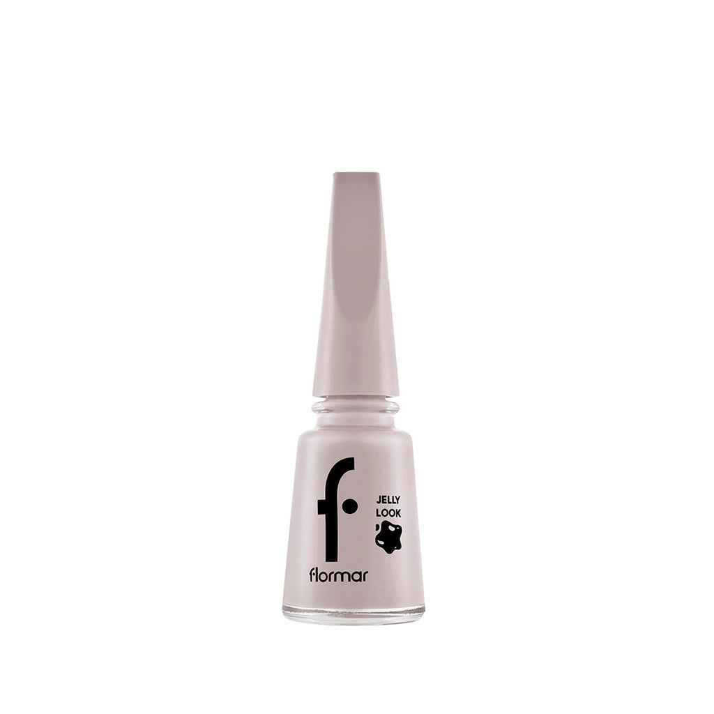 Flormar Jelly Look Intensely Pigmented and Gel Look Nail Polish JL58 Milky