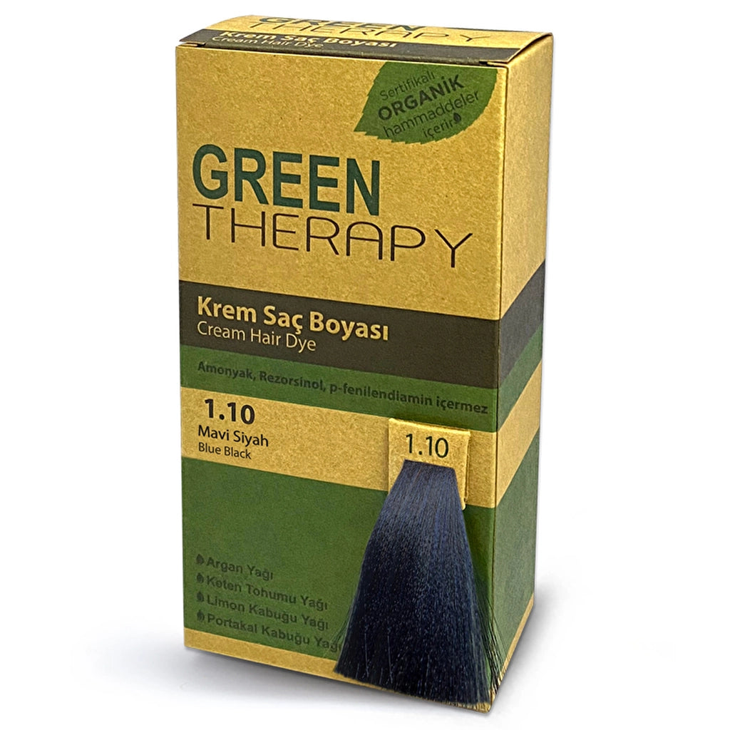 Green Therapy Cream Hair Dye 5.15 Iced Brown
