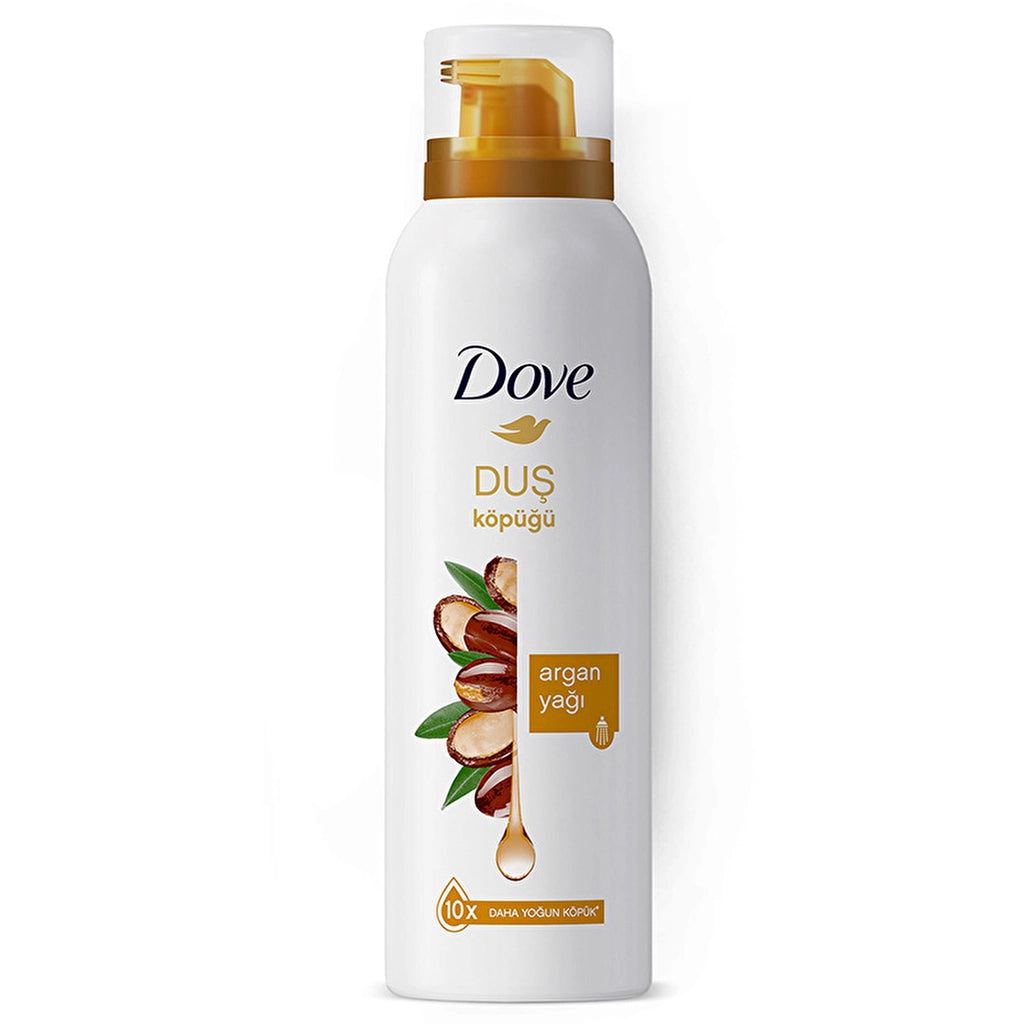 Dove Foam Shower Gel Argan Oil Creamy Formula with 10 Times More Intense Foam 200 ml
