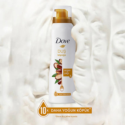 Dove Foam Shower Gel Argan Oil Creamy Formula with 10 Times More Intense Foam 200 ml