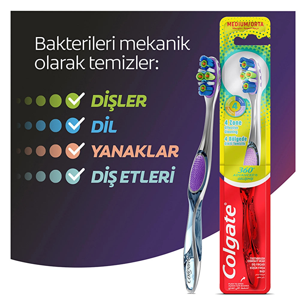 Colgate 360 Advanced Toothbrush (Medium)
