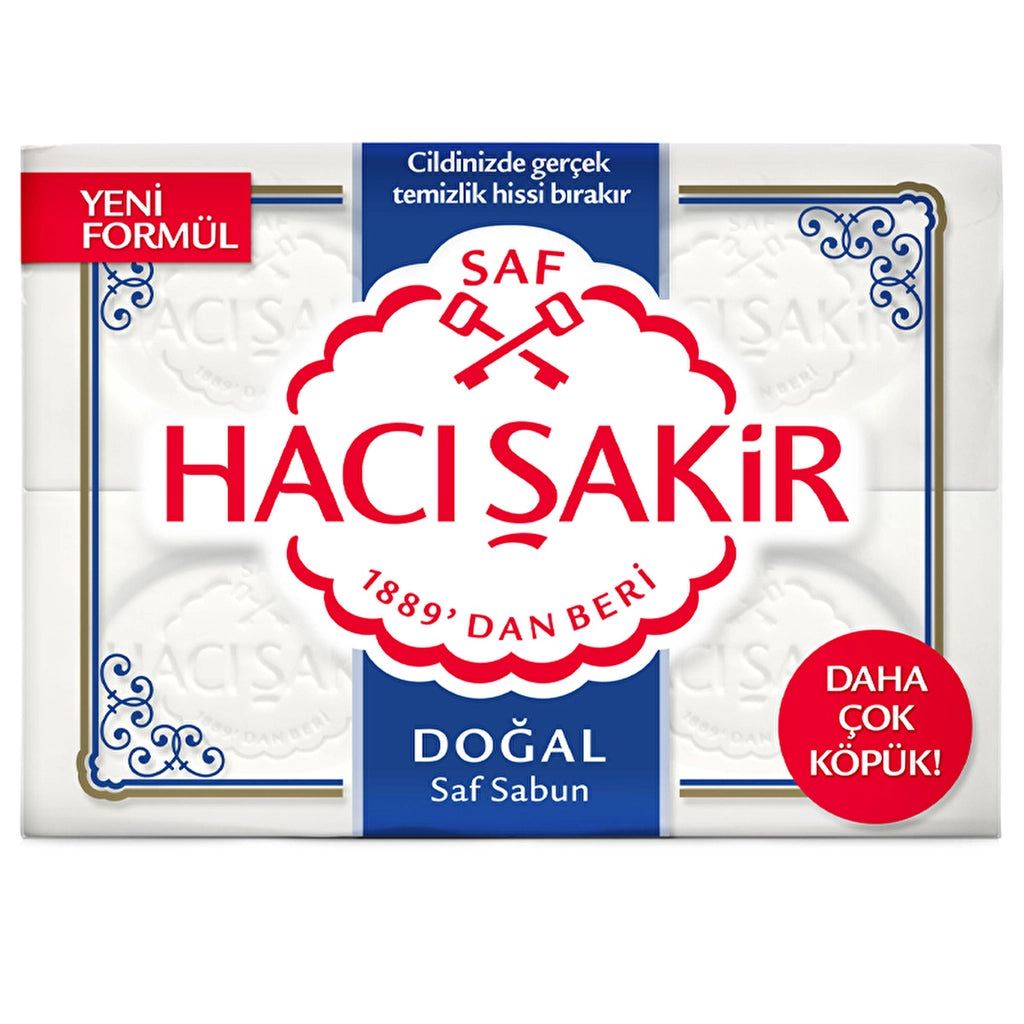 Hacı Şakir Natural White Soap 150 gr x 4