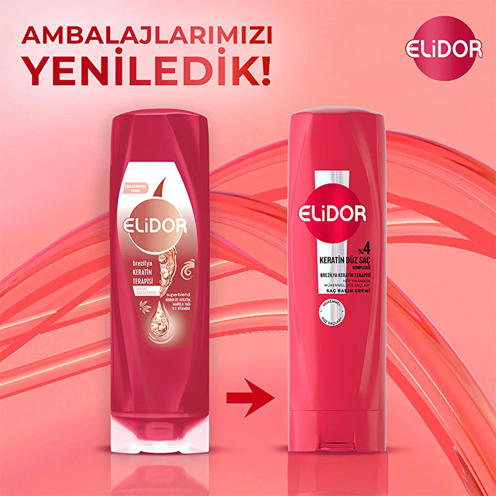 Elidor Brazilian Keratin Therapy Hair Care Cream 350 ml