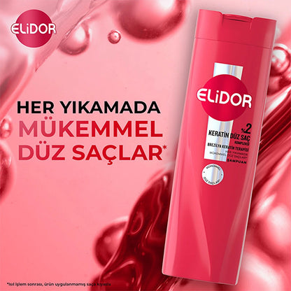 Elidor Brazilian Keratin Therapy Hair Care Shampoo 400 ml
