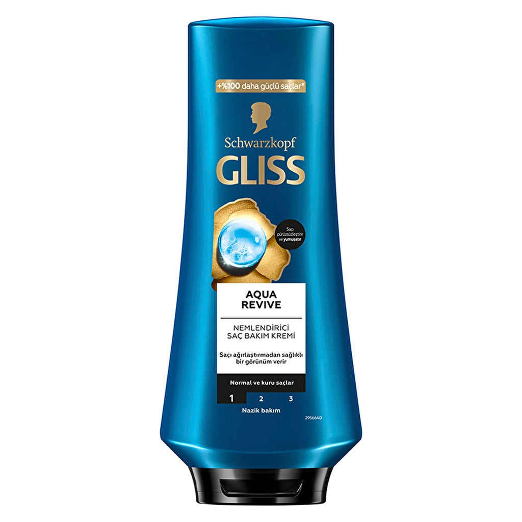 Gliss Aqua Revive Moisturizing Conditioner - with Hyaluron and Seaweed Extract 360 ml