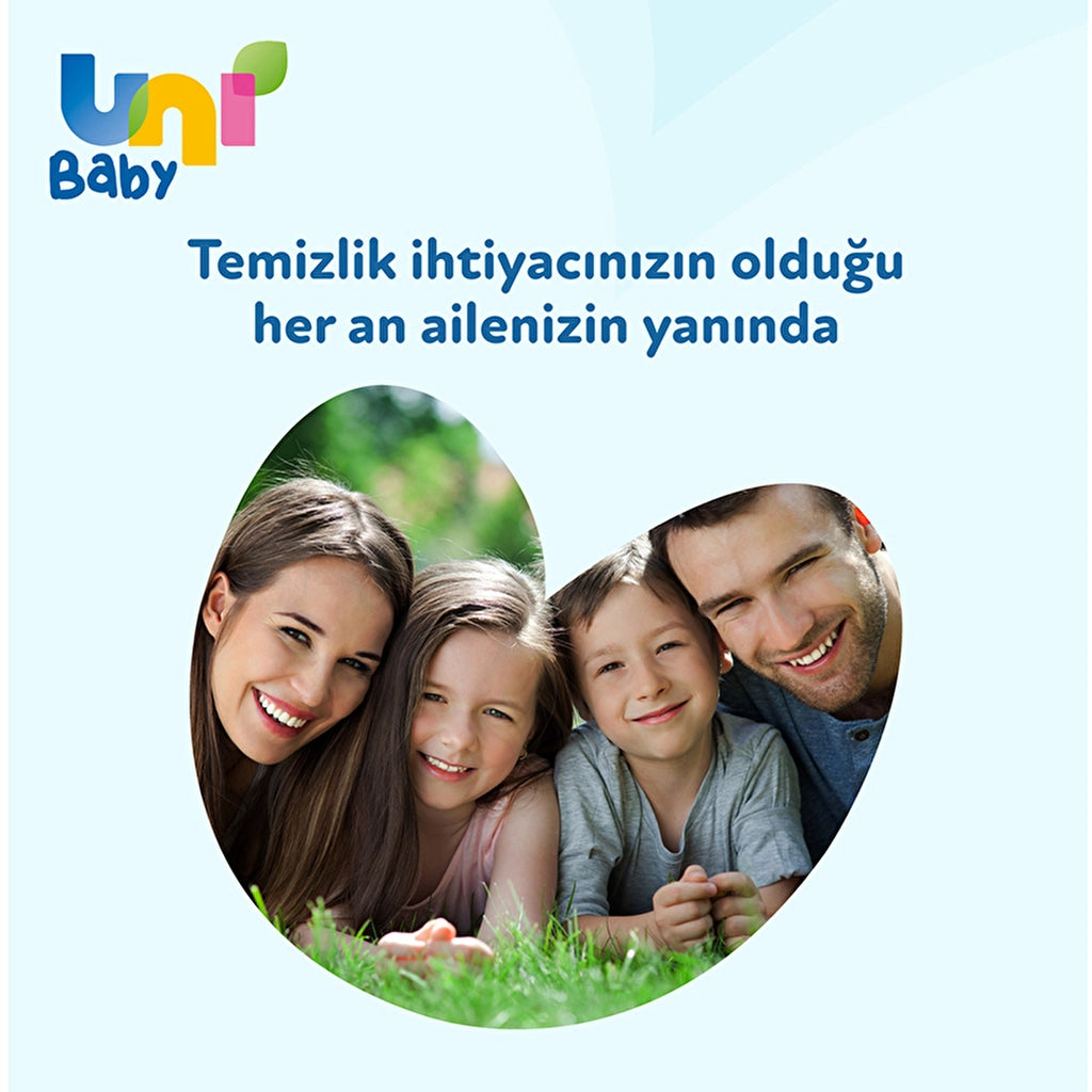 Uni Baby Family Wet Wipes 3 x 52 Pieces