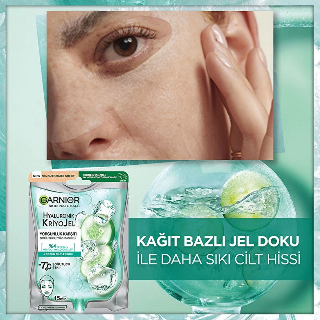 Garnier Hyaluronic Cryogel Anti-Fatigue Cooling Face Mask