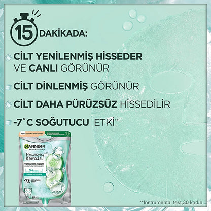 Garnier Hyaluronic Cryogel Anti-Fatigue Cooling Face Mask