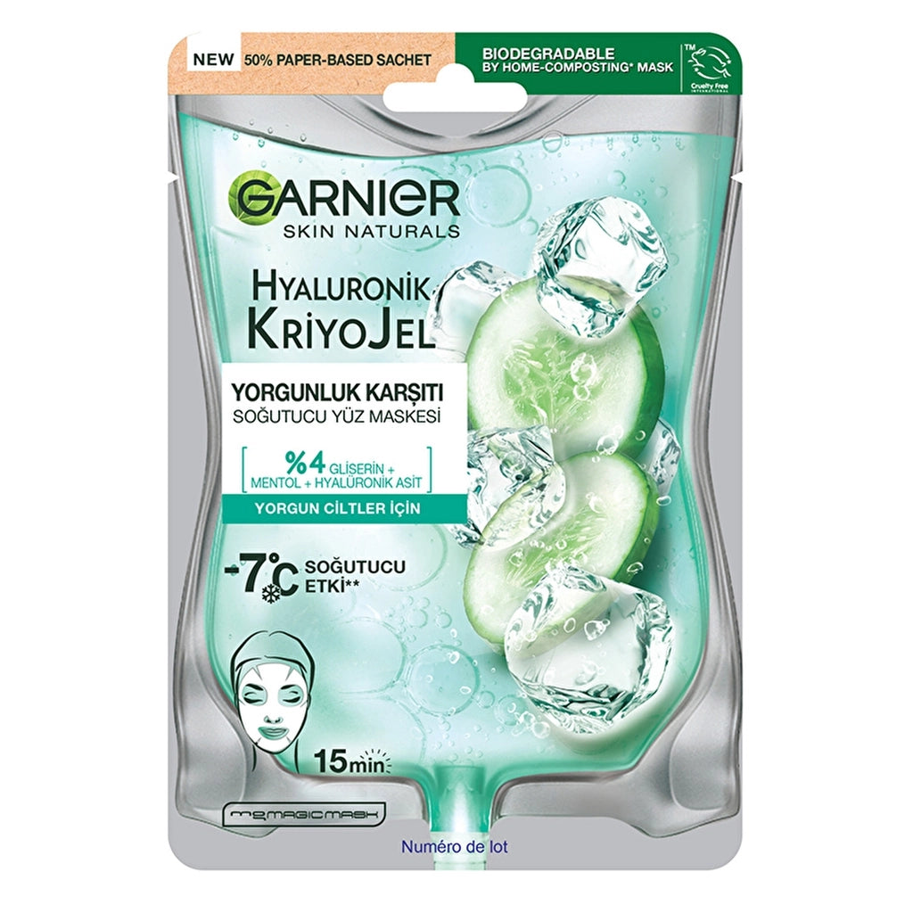 Garnier Hyaluronic Cryogel Anti-Fatigue Cooling Face Mask