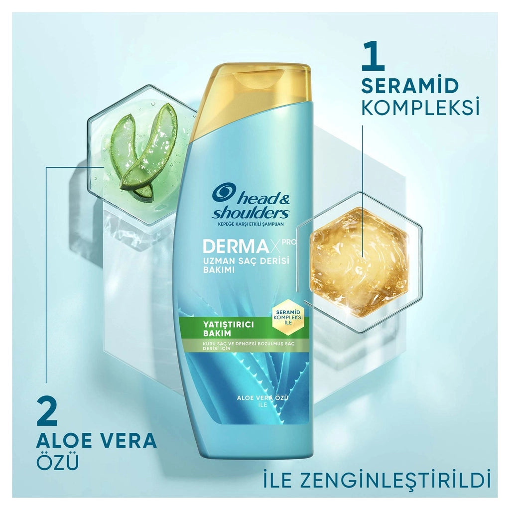Head &amp; Shoulders DermaXPro Soothing Anti-Dandruff Shampoo with Aloe Vera Extract and Ceramide 300 ml