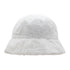Eklips White Plush Bucket Hat