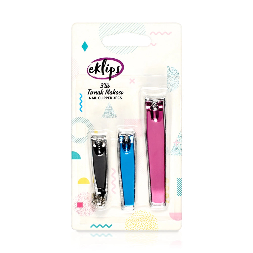 Eklips 3-Piece Nail Clipper