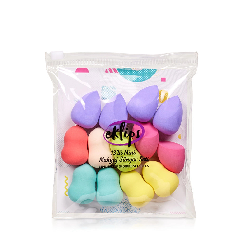 Eklips Mini Makeup Sponges - 13 Pieces