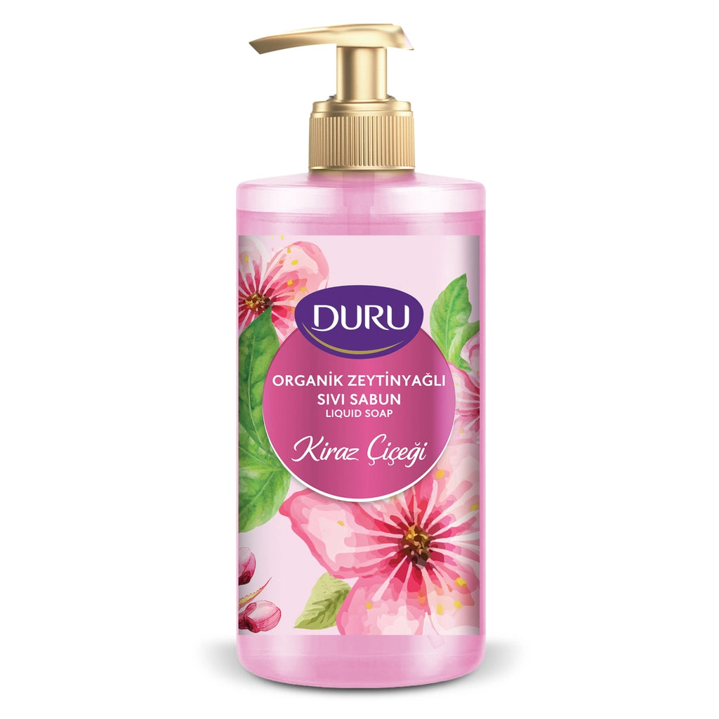 Duru Cherry Blossom Organic Olive Oil Liquid Soap 500 ml