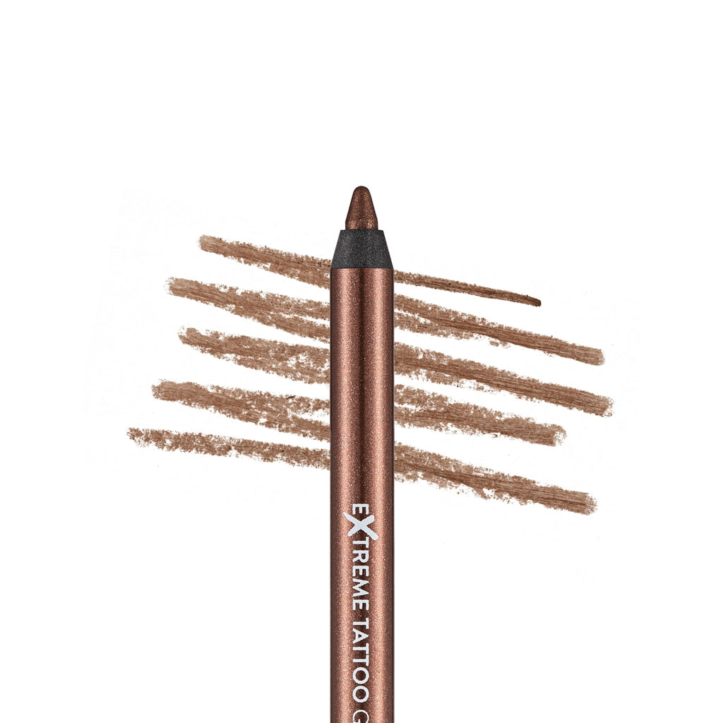 Flormar Extreme Tattoo Extra Permanent Shimmer Gel Eye Pencil 001 Glitzy Brown