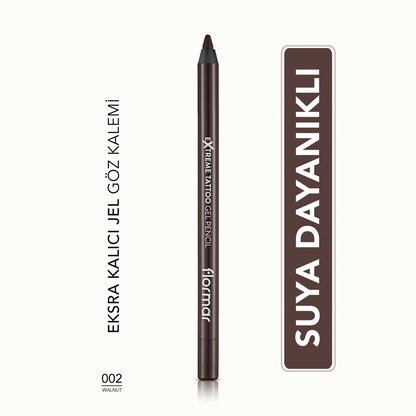 Flormar Extreme Tattoo Extra Permanent Matte Gel Eye Pencil 003 Deep Green
