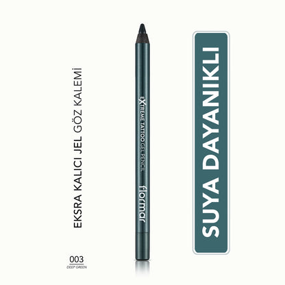 Flormar Extreme Tattoo Extra Permanent Shimmer Gel Eye Pencil 009 Pink Star