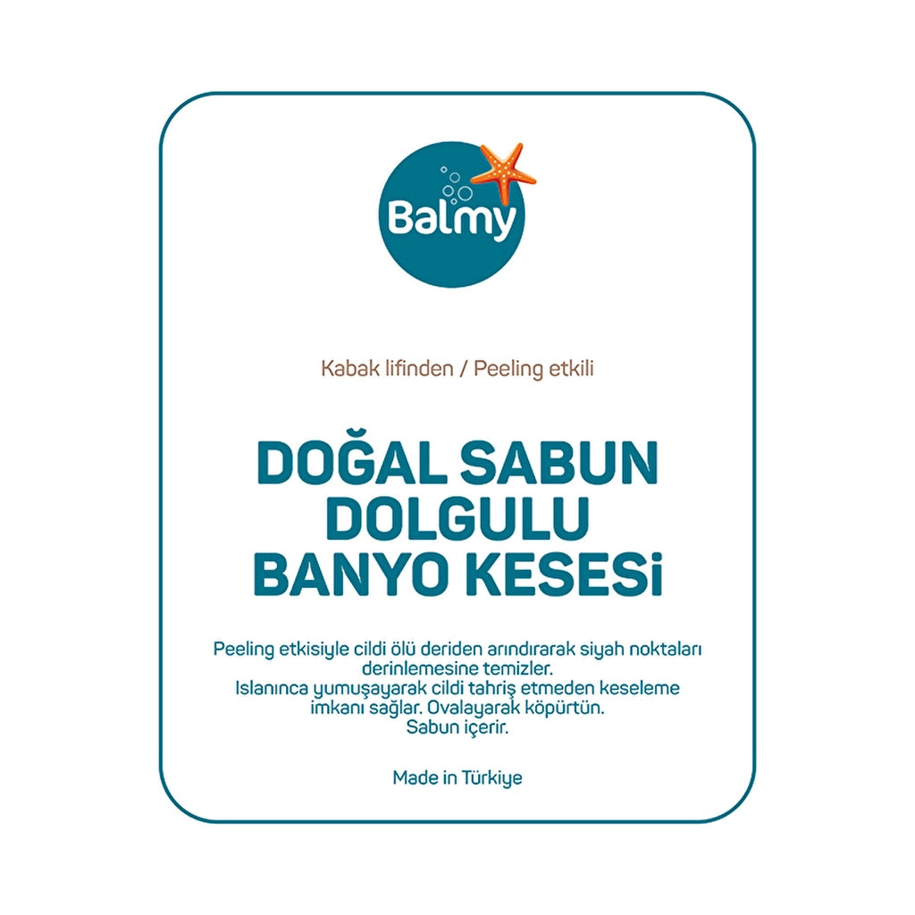 Balmy Natural Soap Filled Bath Scrub