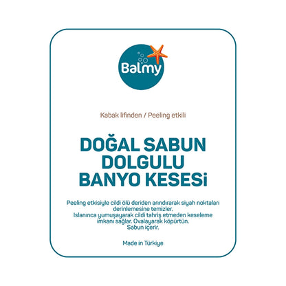 Balmy Natural Soap Filled Bath Scrub