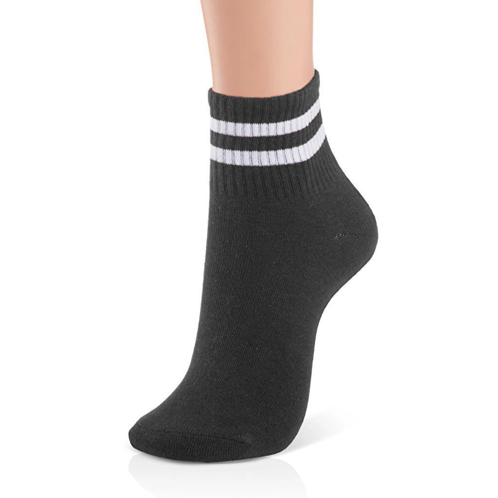Eklips Striped Socks Black White 2-pack