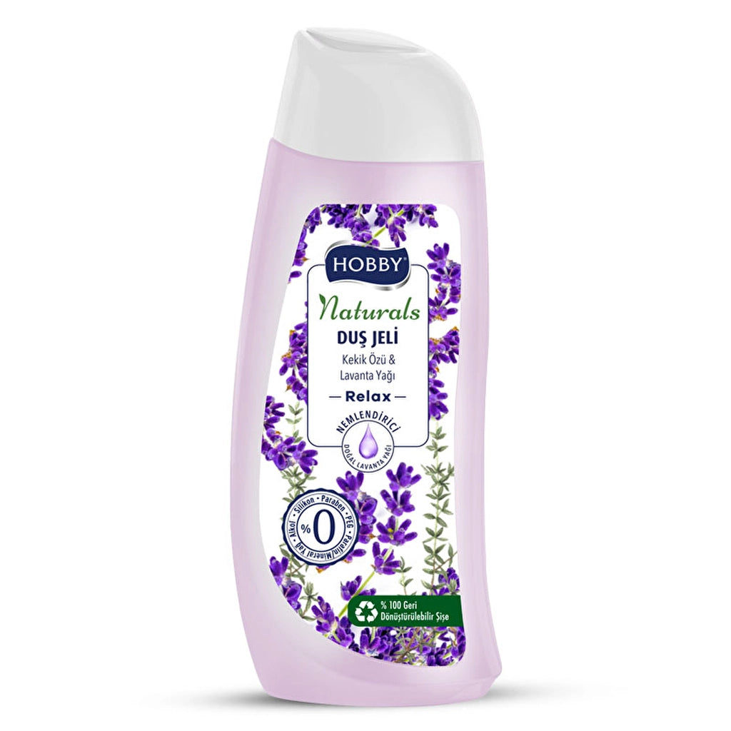 Hobby Naturals Shower Gel Relax Thyme Extract &amp; Lavender 500 ml