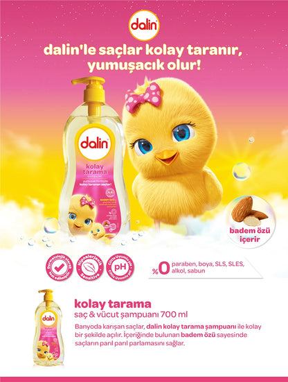 Dalin Easy Comb Baby Shampoo 700 ml