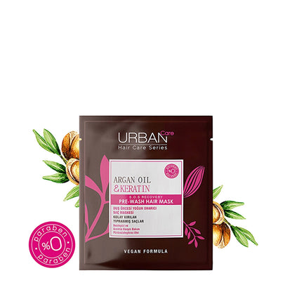 Urban Care Argan Oil &amp; Keratin Pre-Shower Hair Care Mask 50 ml