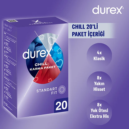 Durex Chill Condom 20pcs