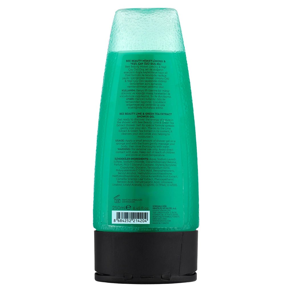 Bee Beauty Shower Gel Green Tea &amp; Lime 250 ml