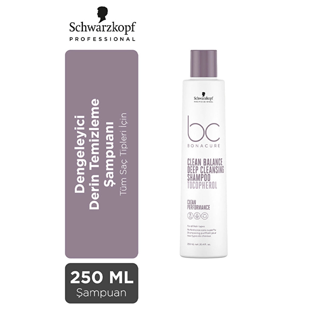 Bonacure Clean Balancing Deep Cleansing Shampoo 250 ml