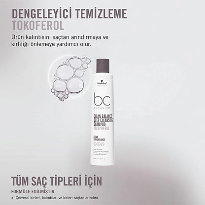 Bonacure Clean Balancing Deep Cleansing Shampoo 250 ml