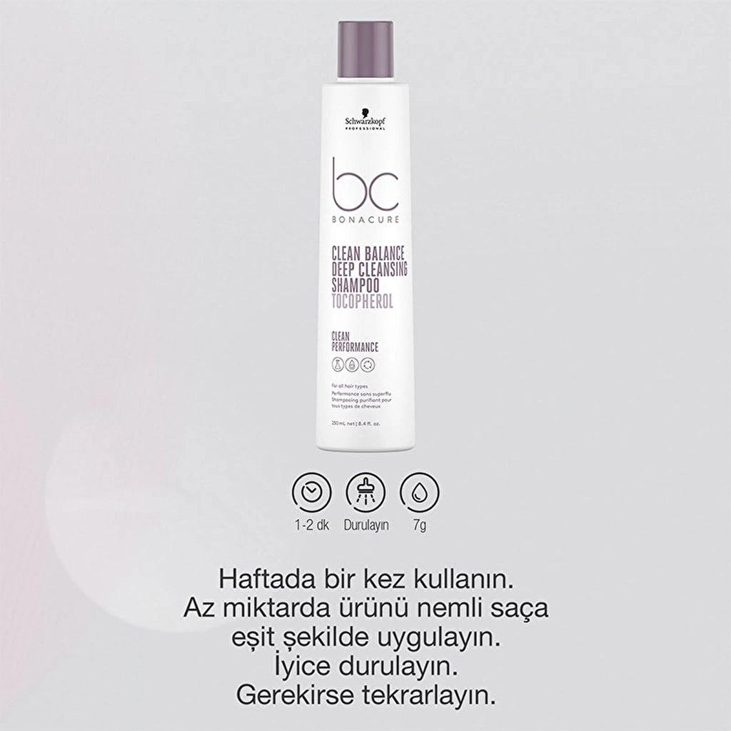 Bonacure Clean Balancing Deep Cleansing Shampoo 250 ml