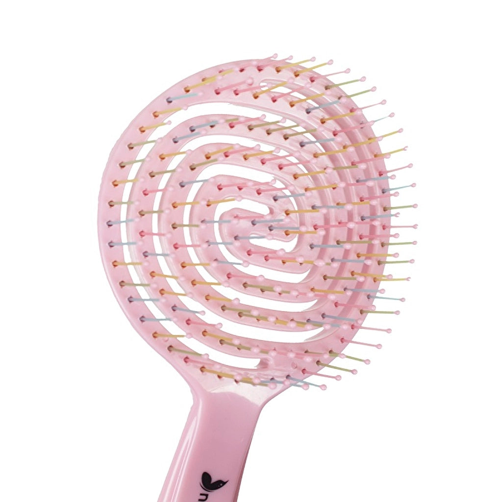 Nascita 3D Flexi Control Opening Combing Hair Brush Pink