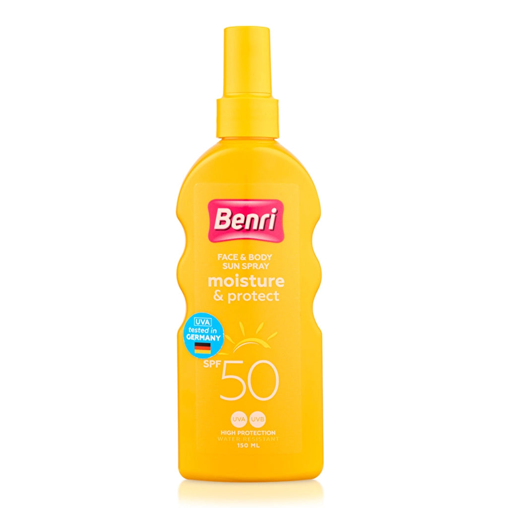 Benri Moisture &amp; Protection Sun Spray 50SPF 150 ml