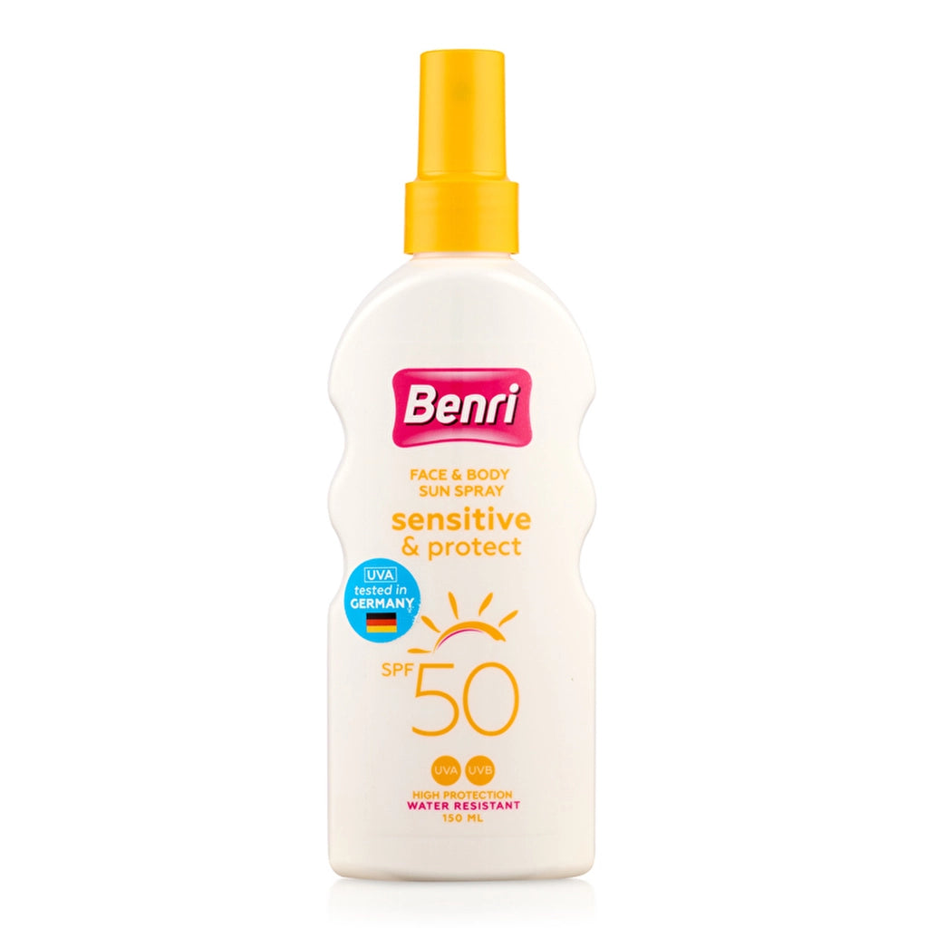 Benri Sensitive &amp; Protection Sun Spray 50SPF 150 ml