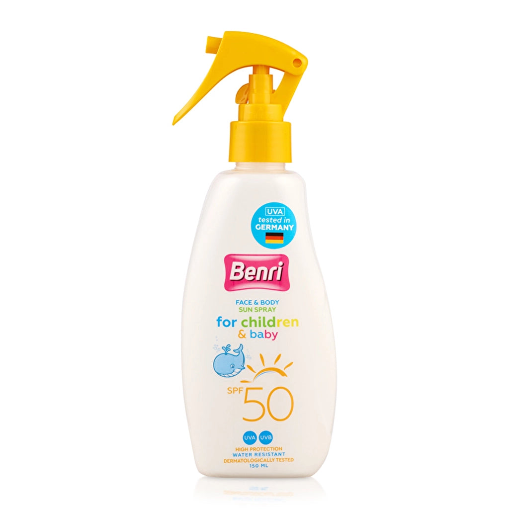 Benri High Protection Child &amp; Baby Sun Spray 50SPF 150 ml
