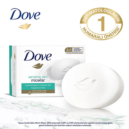 Dove Beauty Cream Bar Sensitive Skin Moisturizing Cream Soap 90 gr