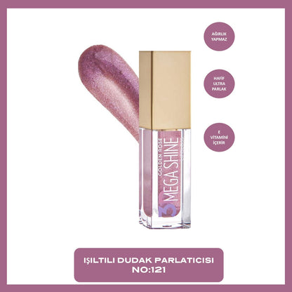 Golden Rose 3D Mega Shine Lipgloss No:118