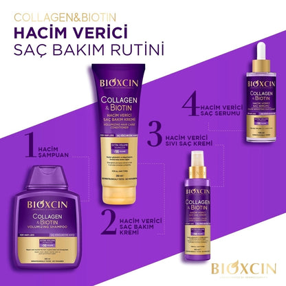 Bioxcin Collagen &amp; Biotin Volume Shampoo 300 ml