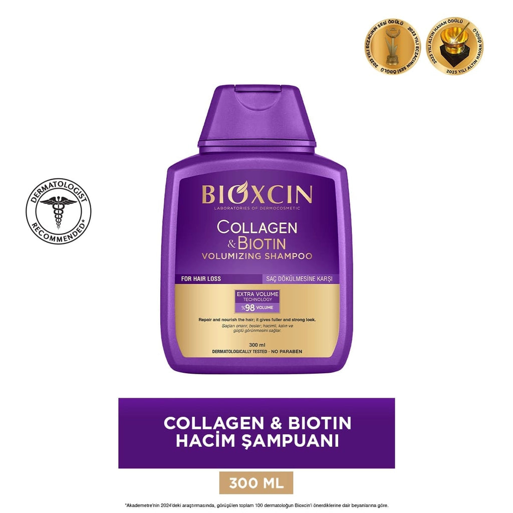 Bioxcin Collagen &amp; Biotin Volume Shampoo 300 ml