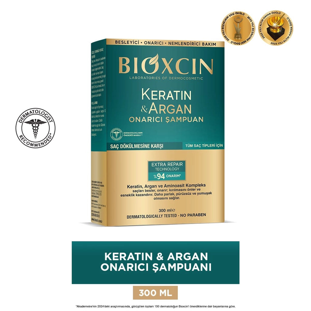 Bioxcin Keratin &amp; Argan Repair Shampoo 300 ml