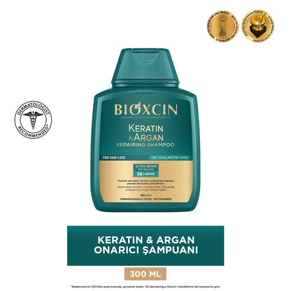 Bioxcin Keratin &amp; Argan Repair Shampoo 300 ml