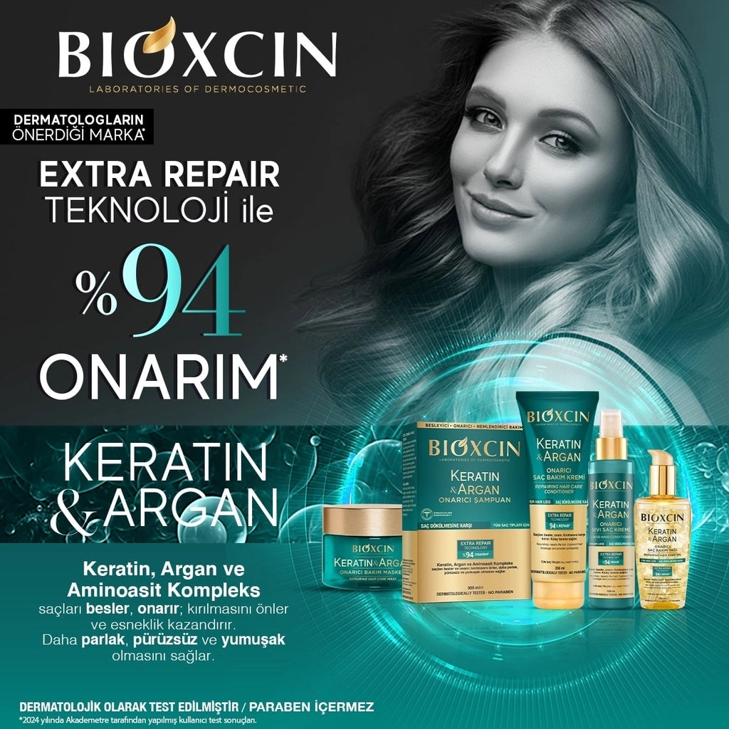 Bioxcin Keratin &amp; Argan Repair Shampoo 300 ml