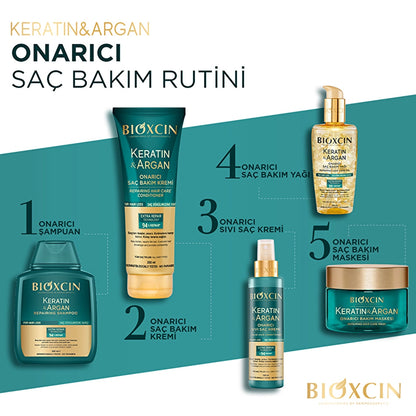 Bioxcin Keratin &amp; Argan Repairing Hair Care Oil 150 ml